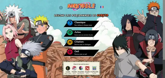 Jouer à Narutodle - Jeu du Jour Gratuit